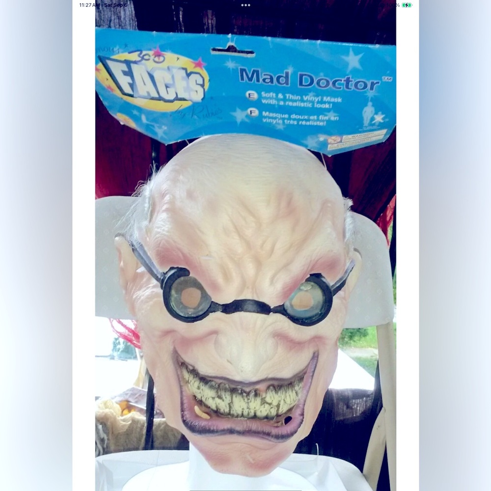 Famous people MAD SCIENTISTS mask vintage FAMOUS PEOPLE 1980’-1990’s new but old